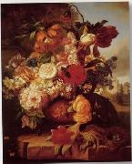 Floral, beautiful classical still life of flowers.104 unknow artist